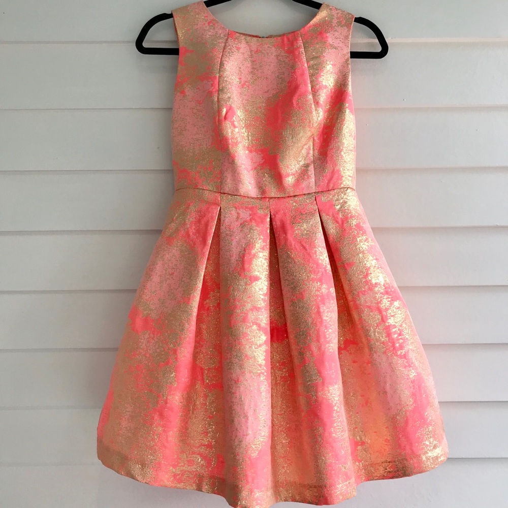 Karlie pink and gold dress